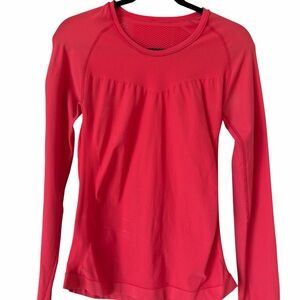 Women's Red Long Sleeve Top size Small